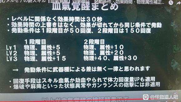 怪物猎人曙光气血觉醒技能效果详解_DD220游戏联盟