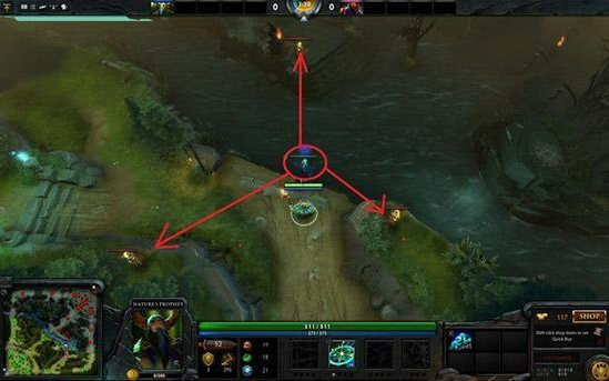 DOTA2如何反一些常见的眼位 详细图文教学_DD220游戏联盟