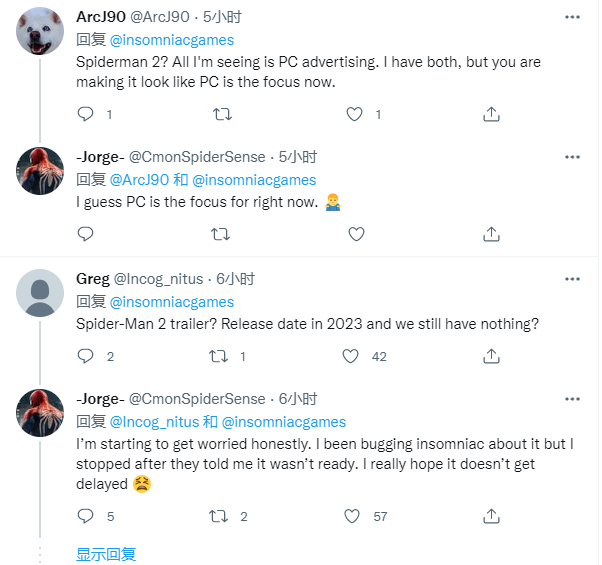 Insomniac工作室表示  漫威蜘蛛侠2 依旧计划在2023年推出_DD220游戏联盟