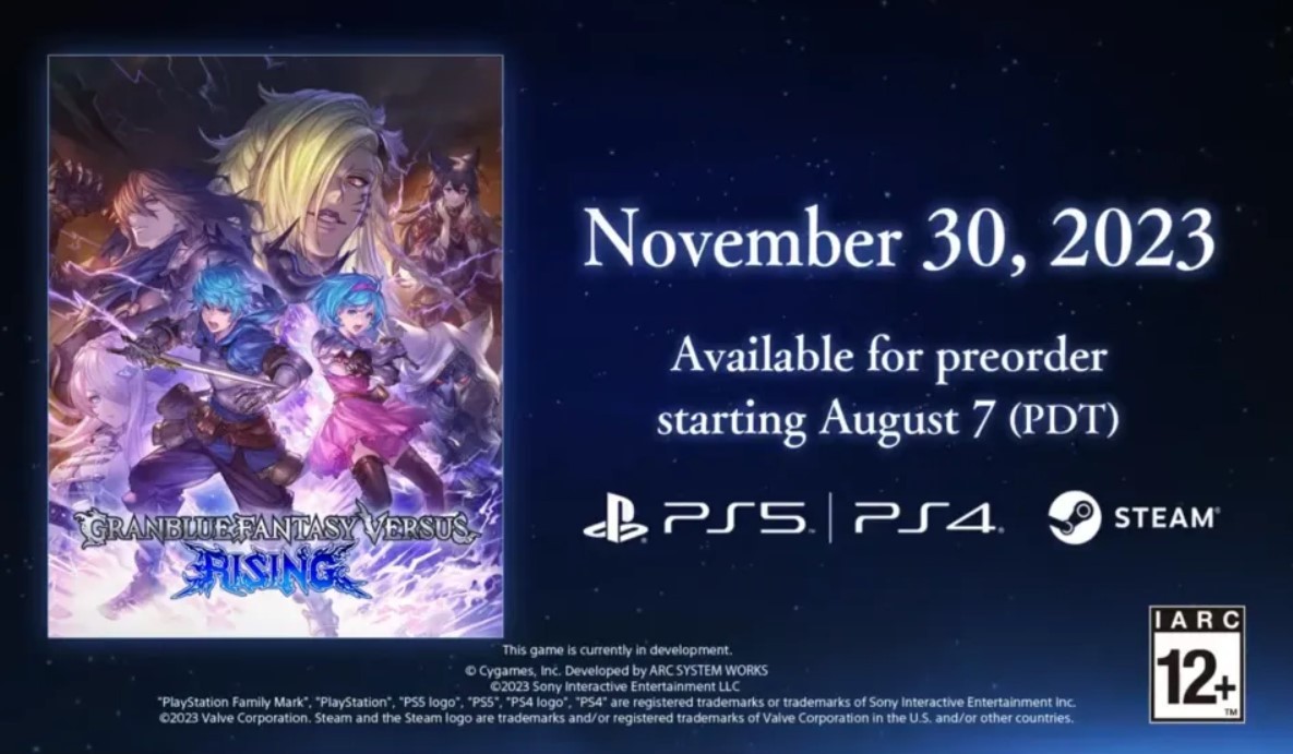 《碧蓝幻想Versus：崛起》11月发售 另有免费版_DD220游戏联盟