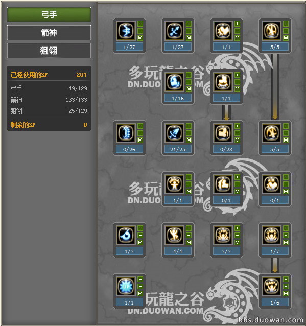 国服游侠加强后 弓箭四系PVE加点初探_DD220游戏联盟