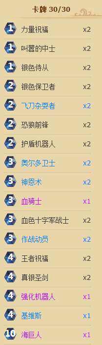 61造福社会 超级廉价的神恩骑卡组_DD220游戏联盟