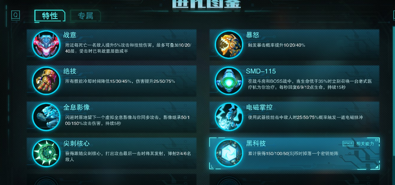 湮灭线进化图鉴大全 融合能力组合汇总_DD220游戏联盟
