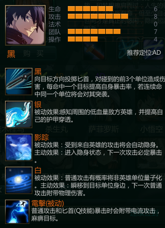 300英雄黑 契约者黑的技能效果介绍_DD220游戏联盟