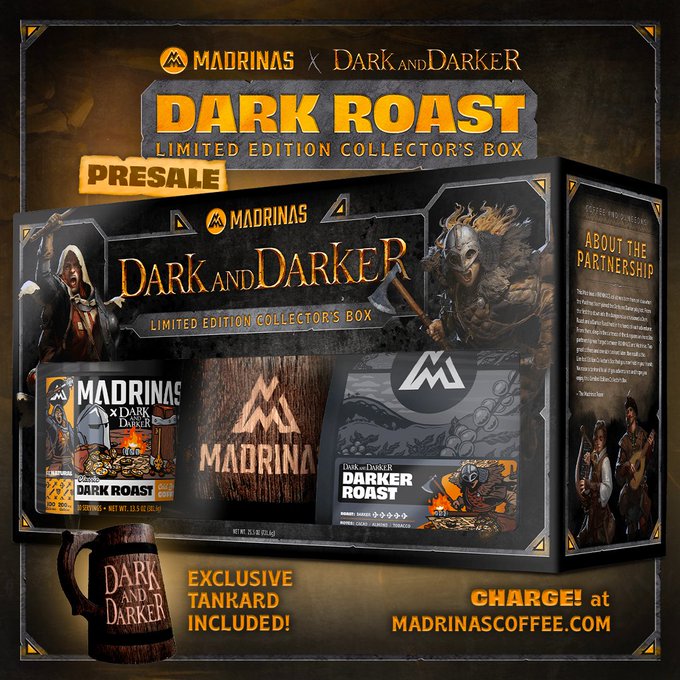 《Dark and Darker》再次推出联名咖啡收藏_DD220游戏联盟