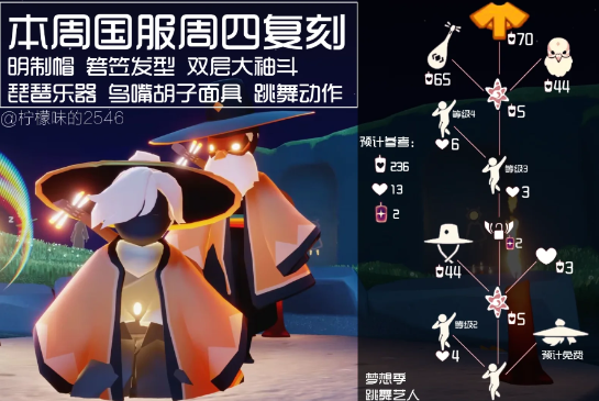 光遇道袍复刻先祖完整兑换图一览_DD220游戏联盟