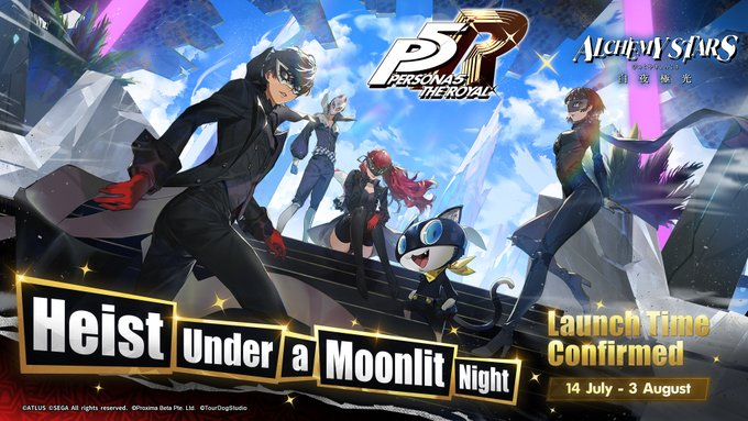 《白夜极光》X《P5R》联动视觉图公开 活动下周开启_DD220游戏联盟