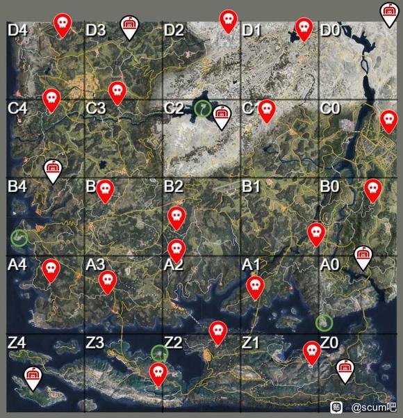 SCUM废弃地堡在哪 废弃地堡位置汇总_DD220游戏联盟