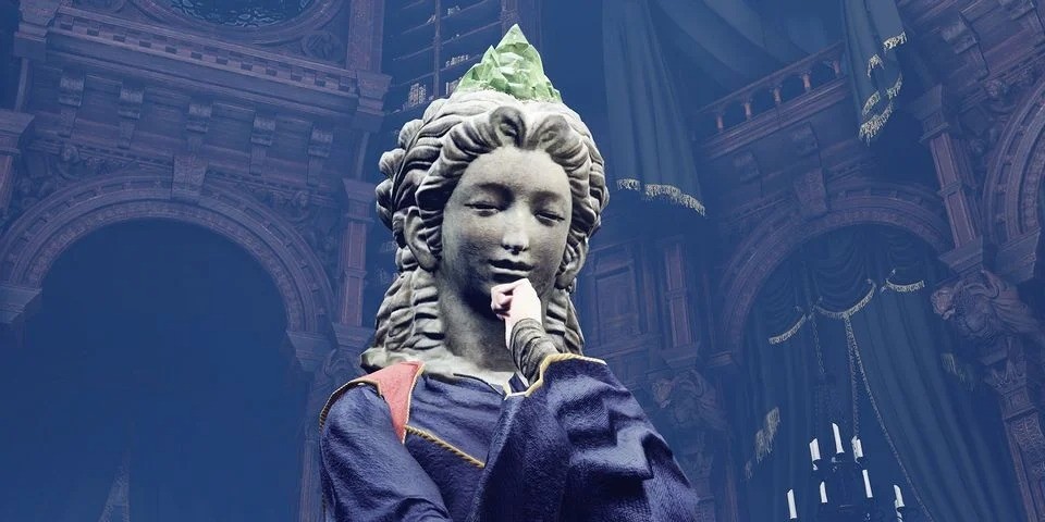 《艾尔登法环》魔法老师瑟濂不戴面具的样子 年轻美丽_DD220游戏联盟