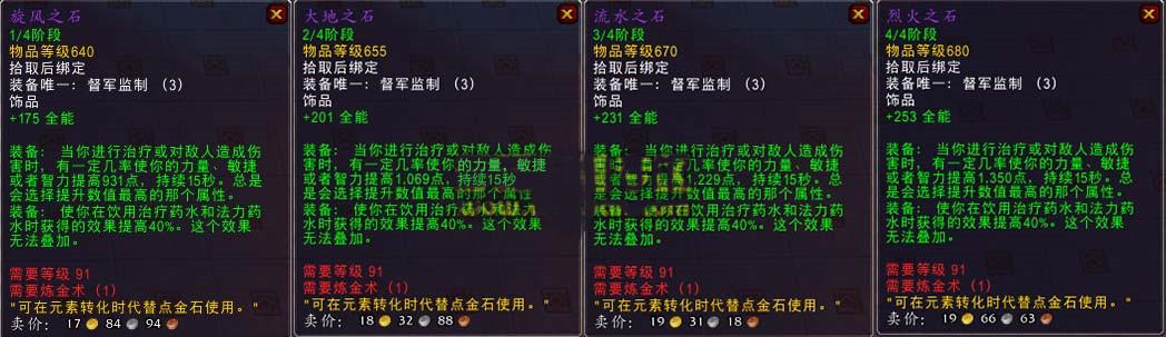 魔兽6.1炼金饰品属性调整：680装等常驻全能_DD220游戏联盟