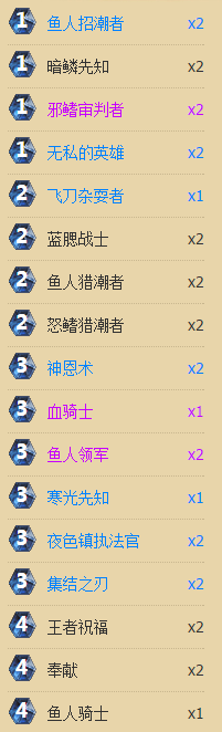 四费劝退是强项 针对环境的快攻鱼人骑_DD220游戏联盟