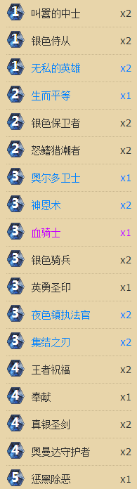 八成胜率冲上美服传说 圣盾快攻骑卡组_DD220游戏联盟