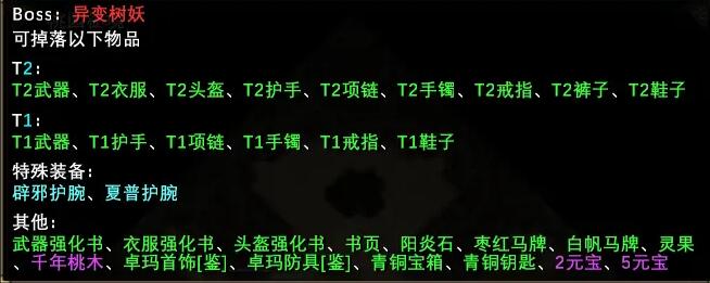 魔兽RPG玛法岁月BOSS装备掉落大全_DD220游戏联盟