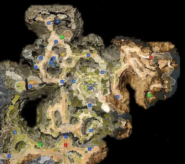 博德之门3第一章有几个地图 第一张地图数量_DD220游戏联盟