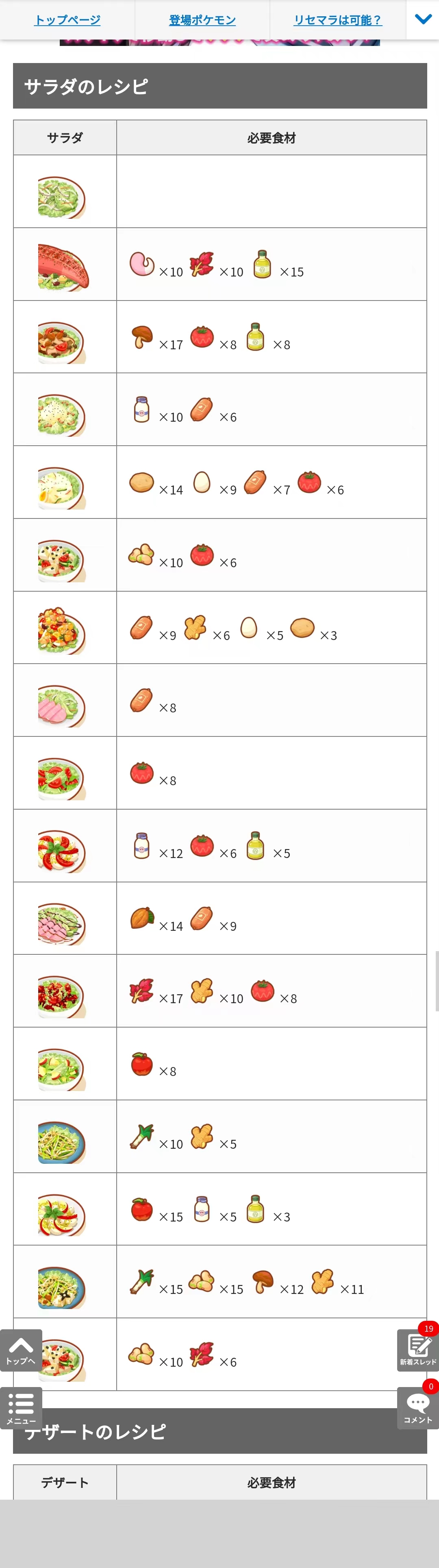 宝可梦睡眠Pokemon sleep全料理合成查询表_DD220游戏联盟