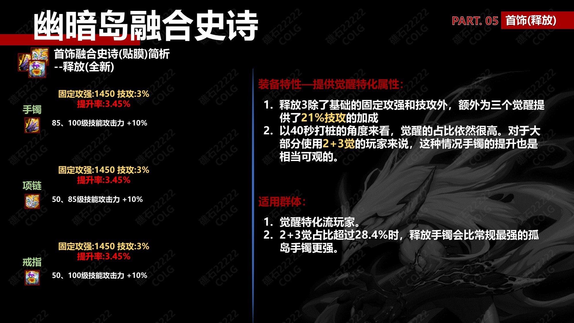 dnf释放首饰套装备特性及适用流派推荐_DD220游戏联盟