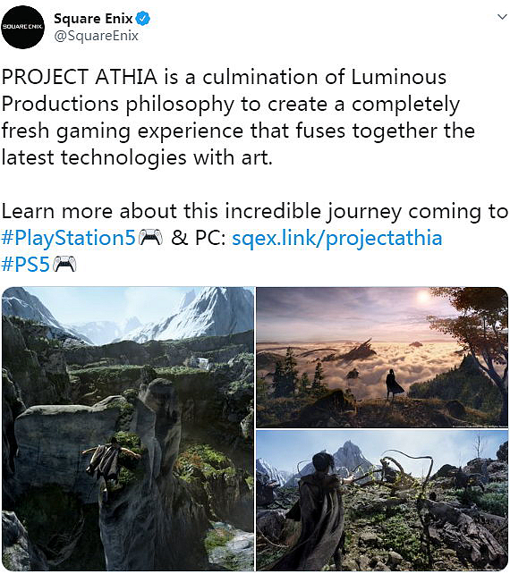 《Project Athia》SE新作的截图 游戏中的世界瑰丽广阔_DD220游戏联盟