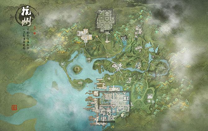 天涯明月刀ol 地图：杭州_DD220游戏联盟