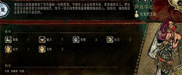 苏丹的游戏萨达尔尼人物事件介绍说明_DD220游戏联盟