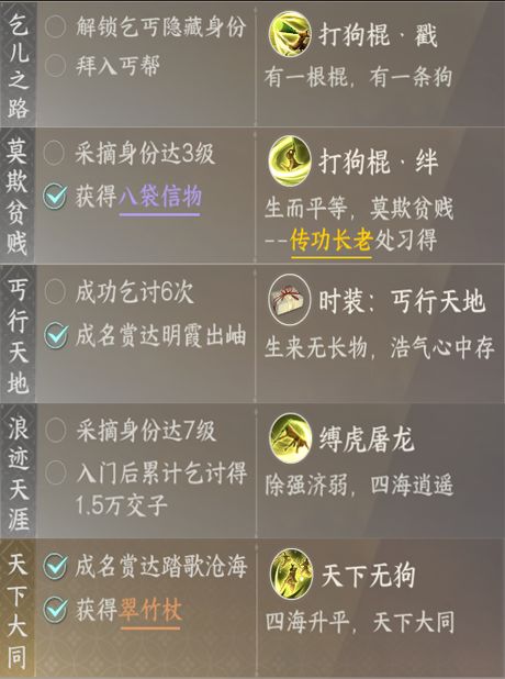 逆水寒手游丐帮八袋信物获取攻略_DD220游戏联盟
