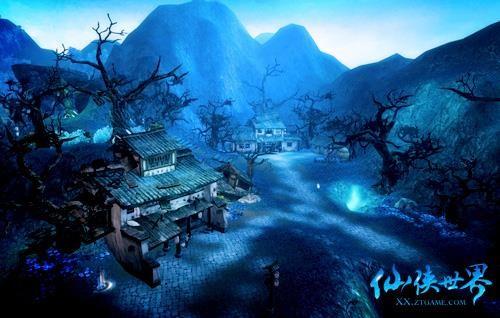 迷离一夜《仙侠世界》唯美夜景观赏_DD220游戏联盟