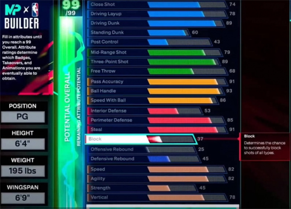 NBA 2K25一号位建模参数推荐分享_DD220游戏联盟