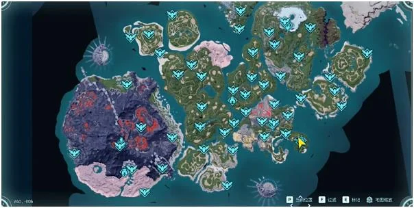 幻兽帕鲁巨鹫之像分布位置图 全巨鹫之像解锁地点_DD220游戏联盟