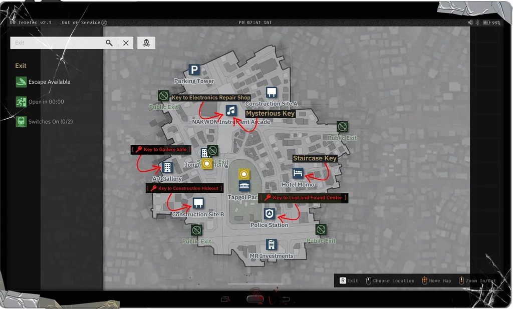 纳克园最后的乐园全钥匙位置地图攻略汇总_DD220游戏联盟