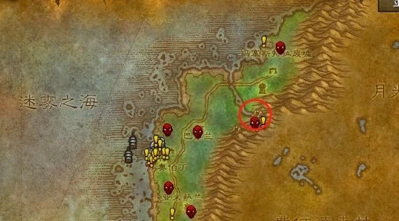 魔兽世界怀旧服Plus黑海岸壁泉河水样位置一览_DD220游戏联盟