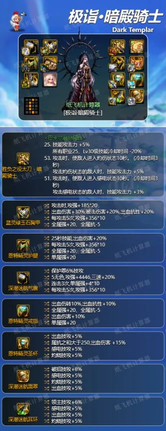 dnf神界版本暗殿骑士各流派毕业装备搭配攻略_DD220游戏联盟