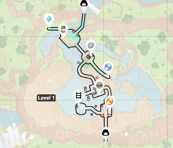 宝可梦朱紫火光迷宫地图资料 全道具分布位置_DD220游戏联盟