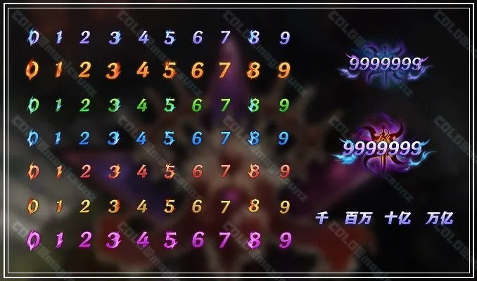 dnf幽暗岛伤害字体外观一览_DD220游戏联盟