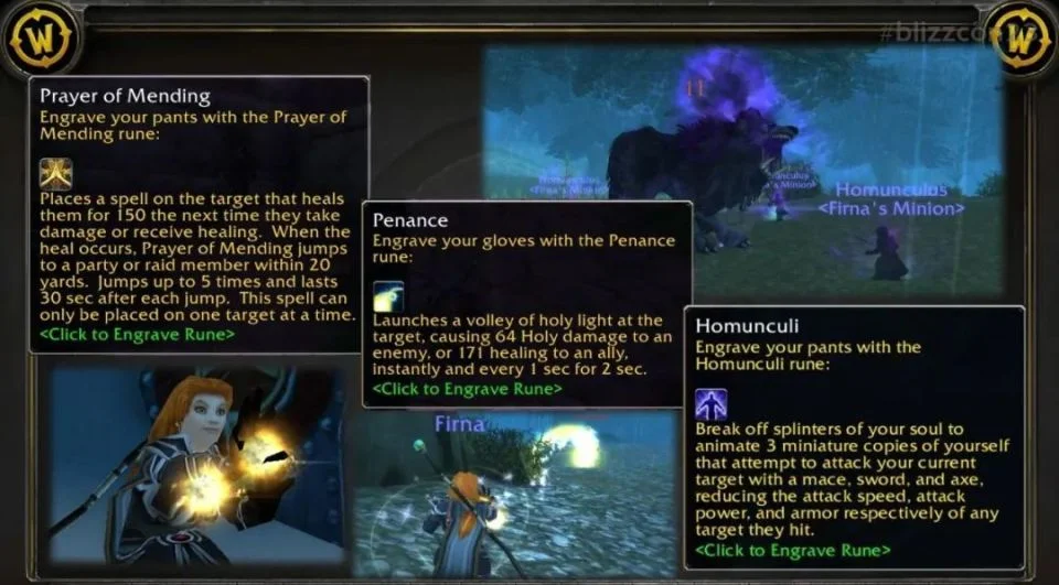 魔兽世界怀旧服Plus牧师全符文获取方法一览_DD220游戏联盟