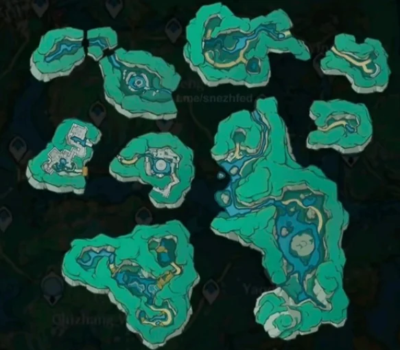 原神4.4沉玉谷地下地图一览_DD220游戏联盟