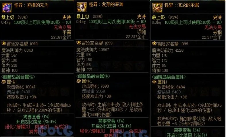 dnf怪异系列套装强度分析及搭配建议_DD220游戏联盟