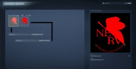 装甲核心6NERV图案ID代码分享_DD220游戏联盟