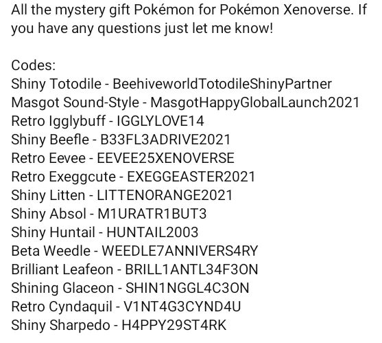 宝可梦异界神秘礼物代码汇总 全礼物代码合集_DD220游戏联盟