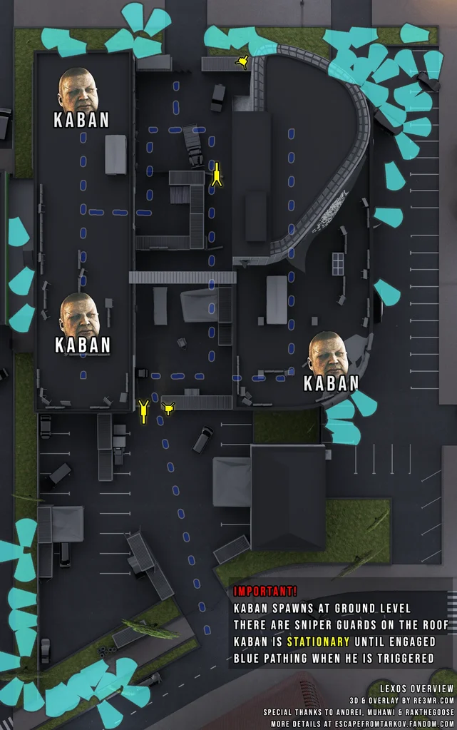 逃离塔科夫街区雷区分布图 街区雷区分布地点_DD220游戏联盟