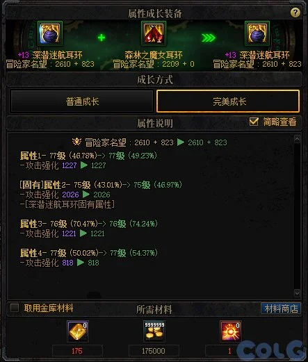 dnf装备完美成长各等级材料消耗数量一览_DD220游戏联盟