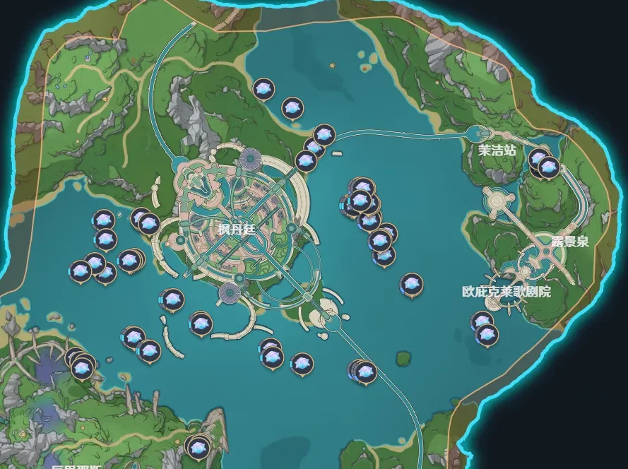 原神海露花地图分布大全 海露花采集位置汇总_DD220游戏联盟