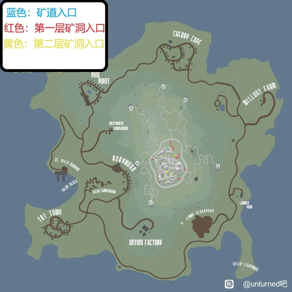 Unturned未转变者Buak矿洞地图资料 矿洞入口在哪_DD220游戏联盟