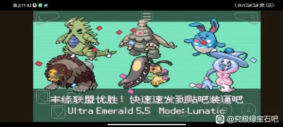 口袋妖怪究极绿宝石5.5疯子难度一周目联盟通关配置分享_DD220游戏联盟
