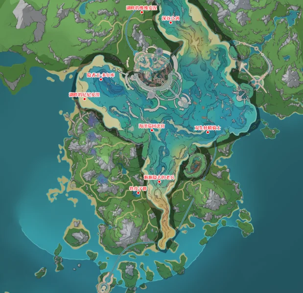 原神地方传奇位置汇总 枫丹地方传奇在哪_DD220游戏联盟
