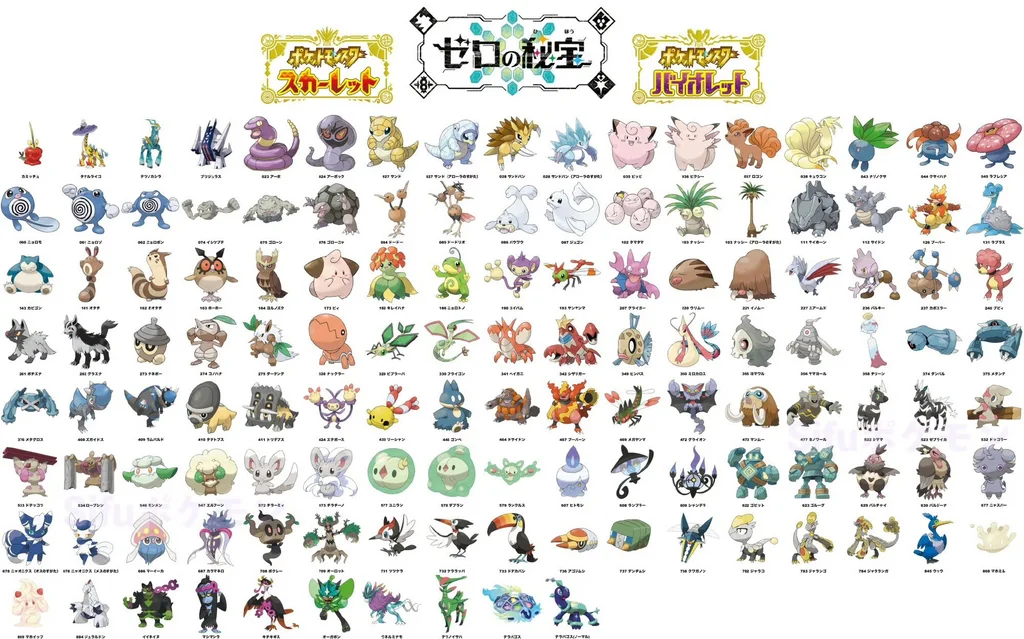 宝可梦朱紫零之秘宝回归宝可梦汇总 签证精灵一览表_DD220游戏联盟