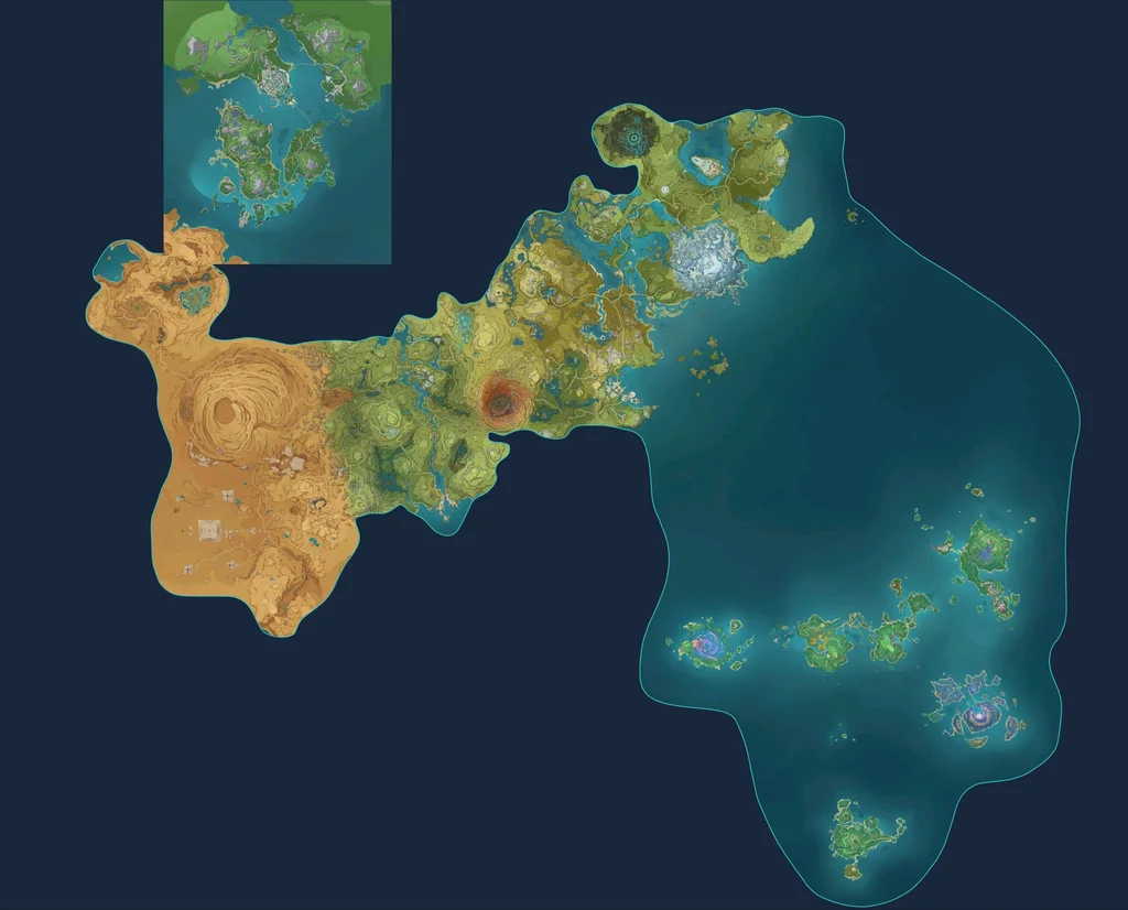 原神枫丹地图全貌一览_DD220游戏联盟
