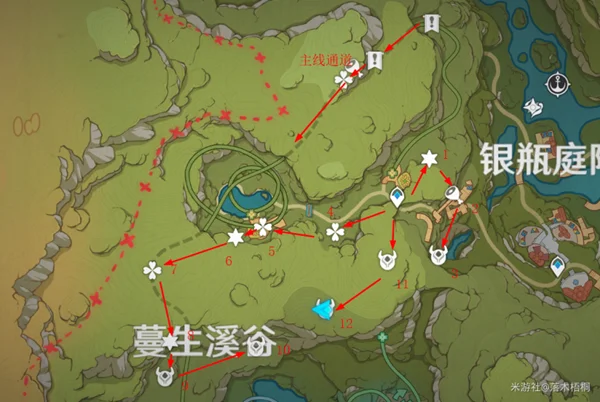 原神蔓生溪谷宝箱及礼券位置分享_DD220游戏联盟