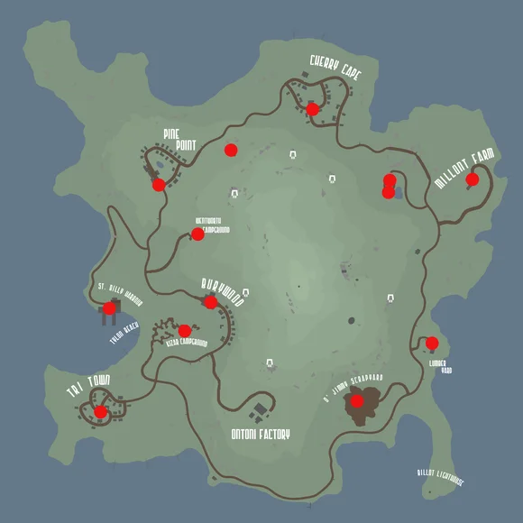 Unturned未转变者Buak空投位置汇总 空投点在哪_DD220游戏联盟