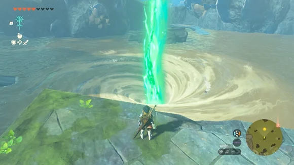 塞尔达传说王国之泪水下光柱位置及到达方法_DD220游戏联盟