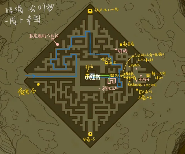 塞尔达传说王国之泪北洛美城堡遗迹宝箱位置及路线图_DD220游戏联盟