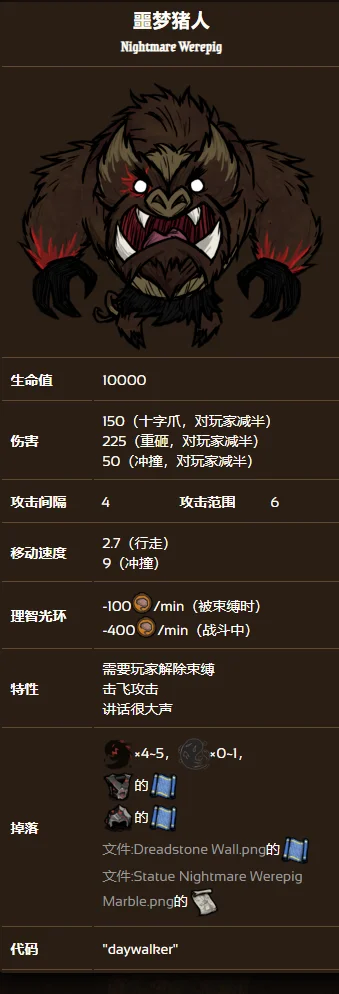 饥荒联机版噩梦猪人资料汇总 刷新时间地点及打法详解_DD220游戏联盟